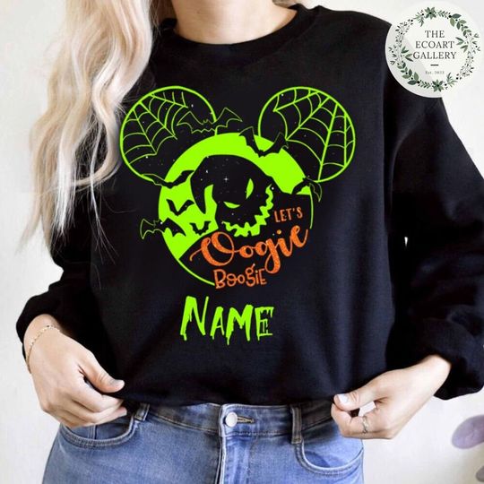 Personalized Let's Oogie Boogie Disneyland Halloween Party Shirt