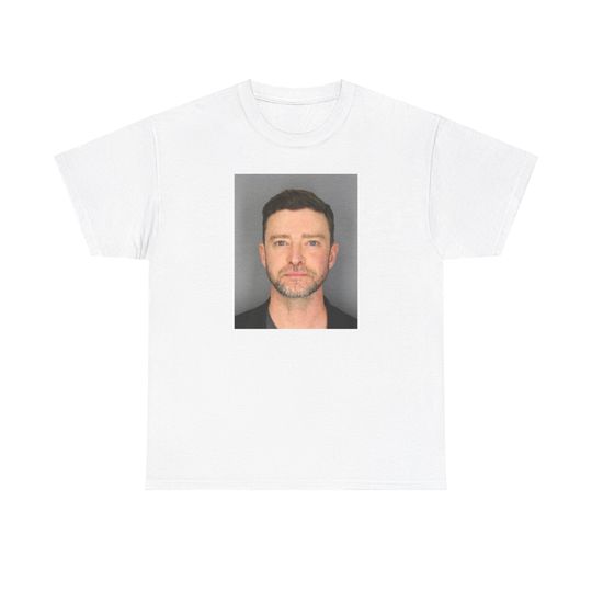 Justin Timberlake Mugshot Shirt Timberlake Fan Gift, JT Concert Shirt, unisex short sleeves graphic T-shirt, Multiple colors trending shirts