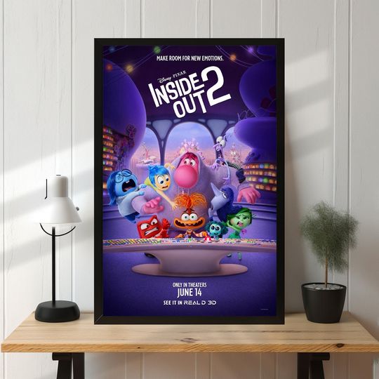 Inside Out 2 movie Premium Matte Vertical Posters - Room Decor - Gift for Friends