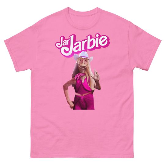 JarJarbie Funny Meme T-shirt | Cotton Short Sleeve Tee | Breathable | Comfortable | Women Summer Casual Shirt