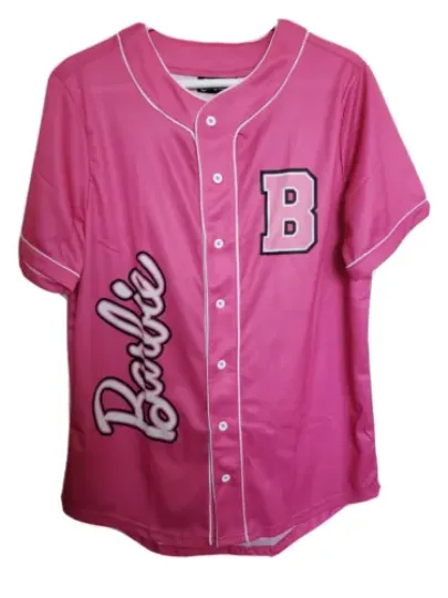 Barbie Baseball Jersey | Summer Short Sleeve Tee | Femininity | Comfortable | Women Summer Casual Shirt