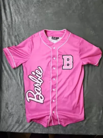 Barbie Malibu 59 Baseball Jersey | Summer Short Sleeve Tee | Femininity | Comfortable | Women Summer Casual Shirt