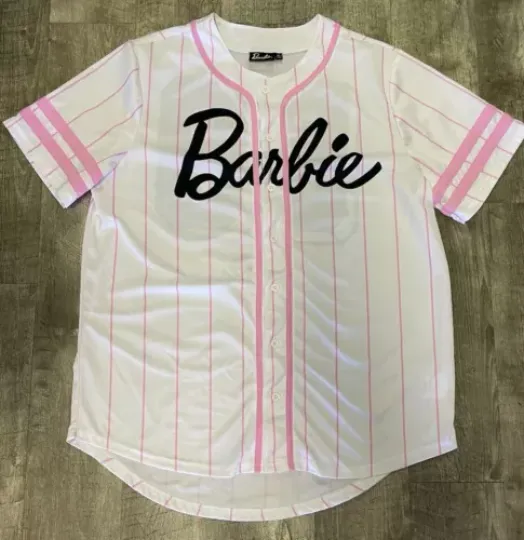 Barbie Baseball Jersey | Summer Short Sleeve Tee | Femininity | Comfortable | Women Summer Casual Shirt