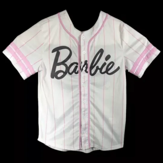 Barbie Baseball Jersey | Summer Short Sleeve Tee | Femininity | Comfortable | Women Summer Casual Shirt