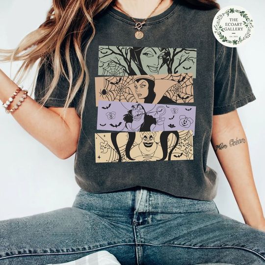 Vintage Disney Villians Halloween Shirt, Bad Girls Have More Fun, Villains Characters Tee