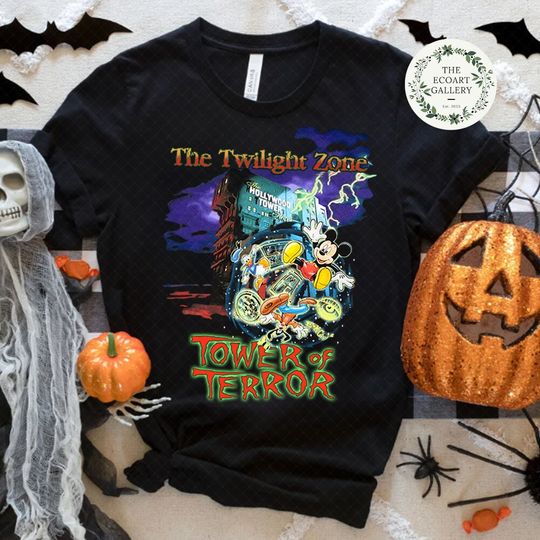 The Twilight Zone Tower Of Terror Shirt, Disney Halloween Shirt