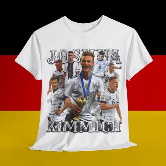 Discover Joshua Kimmich Germany National Team Bootleg T-shirt, Sport Cotton Short Sleeve Shirt, Unisex Summer Casual Shirt