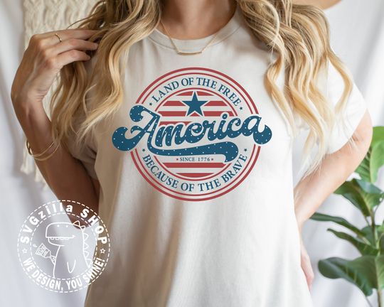 God Bless The USA T-shirt Patriotic Shirt Independent Day Unisex Short sleeves Multiple colors, Trending 4th of July shirt