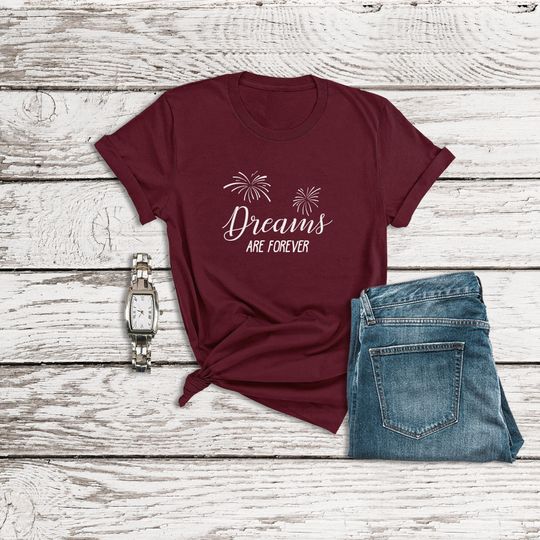My First Disney Trip Shirt, Dreams are Forever Disney Shirt, Disney Clothing, Summer Casual Cotton Couple Matching Shirt, Short Sleeve Shirt for Men, Women and Kids