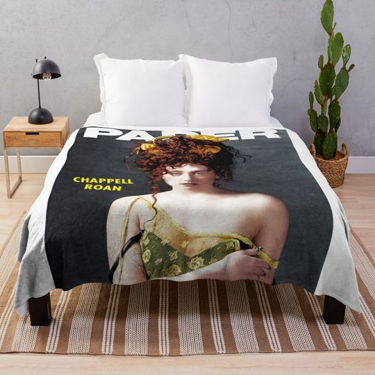 Magazine Cover Chappell Roan Soft Throw Blanket, Comfortable Blanket for Men, Women, Kids, Trending Tour Merch