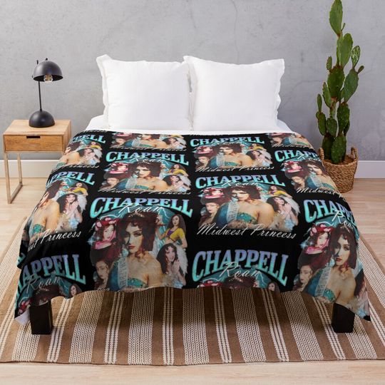 Chappell Roan Midwest Princess Retro Soft Throw Blanket, Comfortable Blanket for Men, Women, Kids, Trending Tour Merch