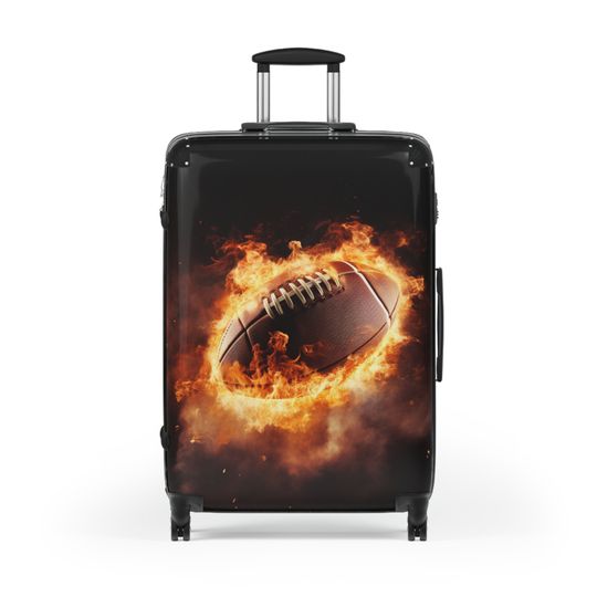 Football Suitcase, ravel Suitcase, travel accessories, gift for her, gift for him, gifts