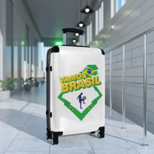 Discover Brazil Soccer Futbol Suitcase Luggage Fifa Liga 2024 Pele ronaldinho brasi, Travel Suitcase, Sport Suitcase, travel accessories, gift for her, gift for him, gifts