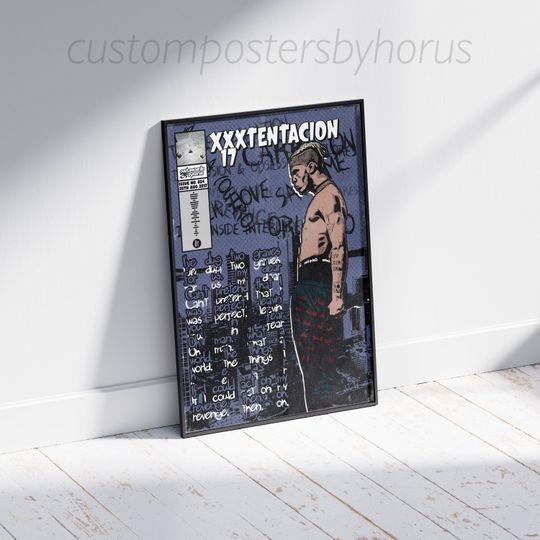 XXXTENTACION Comic Book Poster, Home Wall Decor, Multi-size
