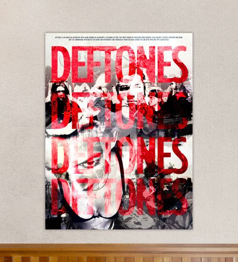 Deftone Poster, Deftone Album Cover Poster, Music Print, Album Print, Home Wall Decor, Music Gift Gift Idea