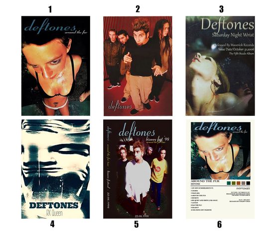 Deftone Poster, Deftone Album Cover Poster, Music Print, Album Print, Home Wall Decor, Music Gift Gift Idea