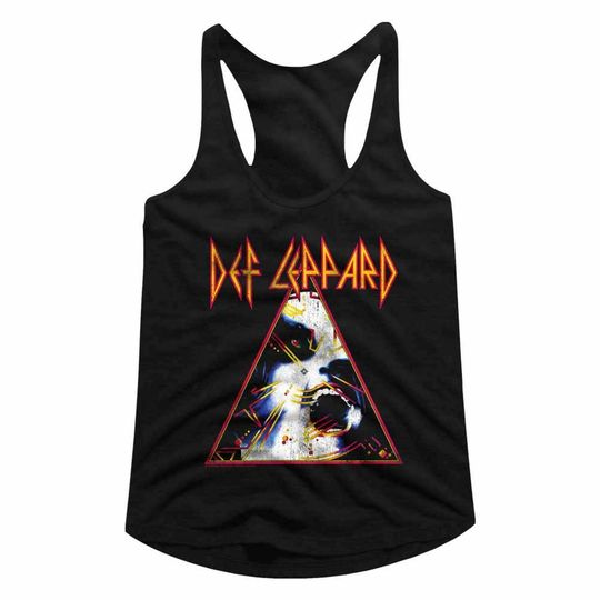 Def Leppard Nobghyst Black Junior Women's Tank Top, Vintage 90s Cotton Tank Top, Music Tank Top Shirt, Retro Gift For Fan