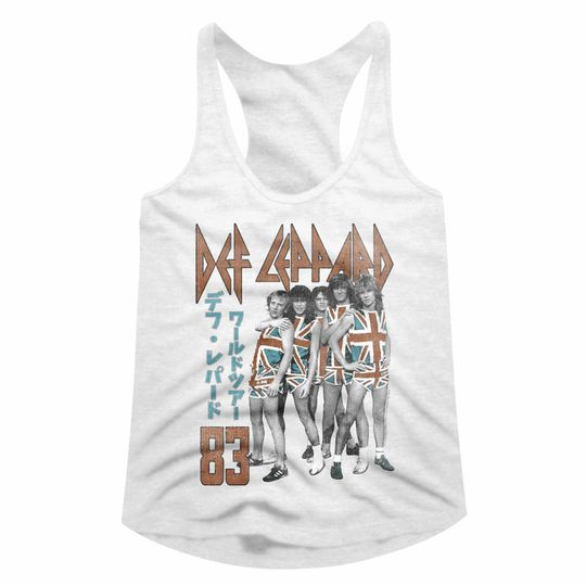 Def Leppard Def Lep '83 Junior Tank Top T-Shirt, Vintage 90s Tank Top, Retro Cotton Tank Top, Gift For Man Women