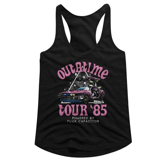 Back to the Future Star Triangle Slim Fit Tank Top, Vintage 90s Tank Top, Retro Cotton Tank Top, Gift For Man Women