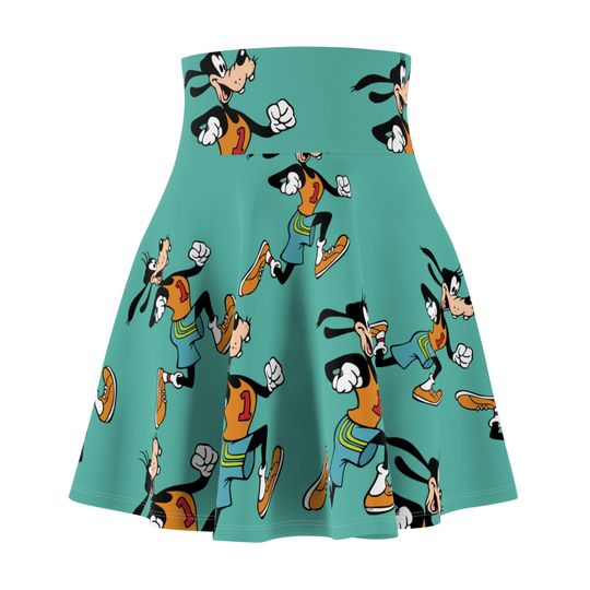 Goofy Women's Skater Skirt | 4" wide high-rise elastic waistband | Women Summer Skater Skirt | Beaching Outfit