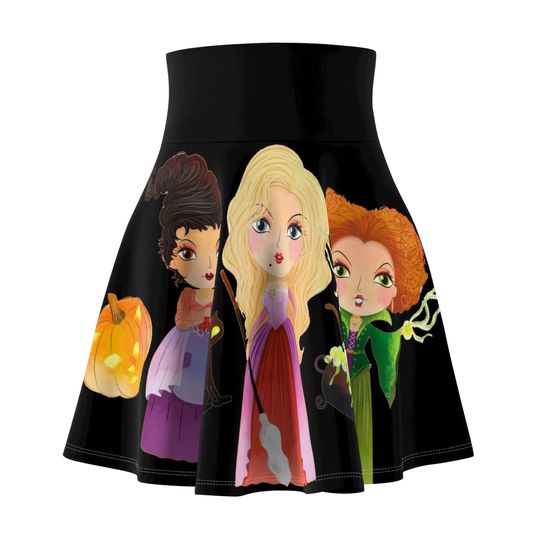 Hocus Pocus in black Halloween Runs Springtime Surprise  Princess Half Marathon Weekend women's running run skirt bounding