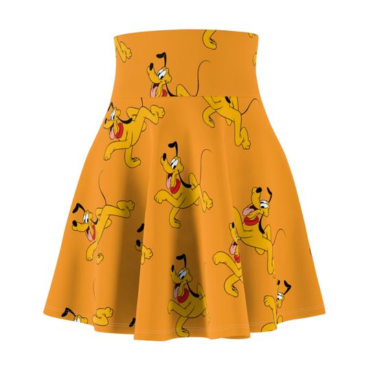 Pluto Women's Skater Skirt | 4" wide high-rise elastic waistband | Women Summer Skater Skirt | Beaching Outfit