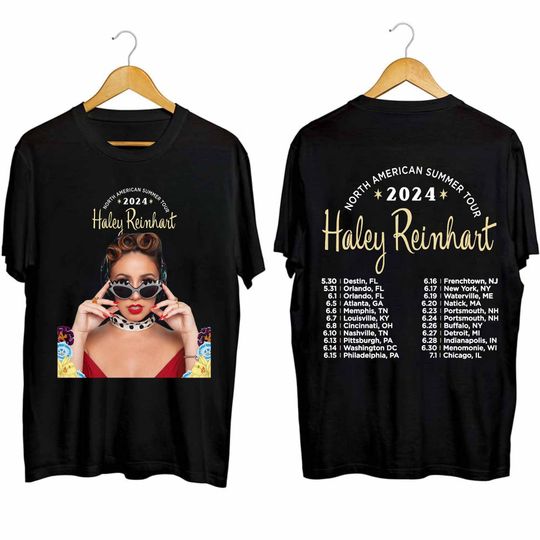 Haley Reinhart - North American Summer Tour 2024 Shirt, Haley Reinhart Fan Shirt, Haley Reinhart 2024 Concert Shirt
