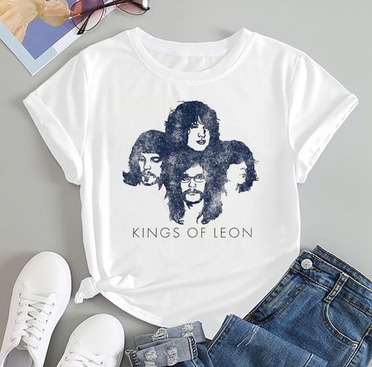Kings Of Leon Band 90s Vintage T-Shirt, Kings Of Leon Band Tour 2024 Shirt, Kings Of Leon Fan Gift, Kings Of Leon Band Graphic Shirt