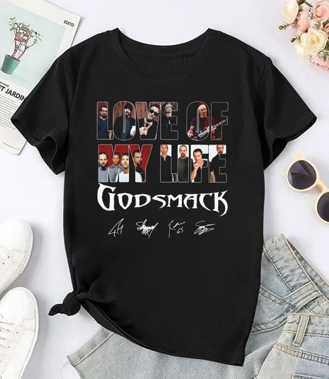 Love Of My Life Godsmack Band T-Shirt, Godsmack Band Fan Gift, Godsmack 2024 Tour Shirt, Godsmack Rock Band Tee, Godsmack 90s Vintage Shirt