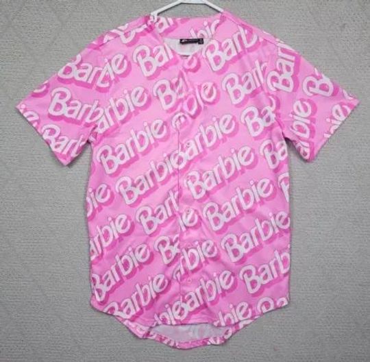 Barbie Baseball Jersey | Summer Short Sleeve Tee | Femininity | Comfortable | Women Summer Casual Shirt