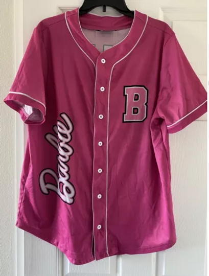 Barbie Baseball Jersey | Summer Short Sleeve Tee | Femininity | Comfortable | Women Summer Casual Shirt