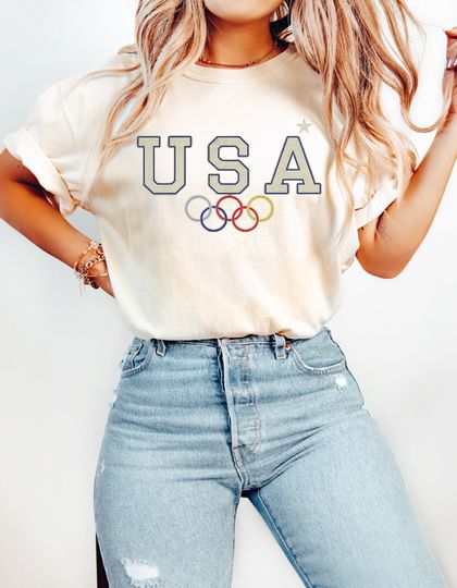 Paris France Olympics Shirt, Vacation in Paris, Gift for Travel Lover, Paris Trip Tee, team USA shirt 2024, Fashion Lover Gift, Europe Trip