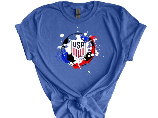 USA Olympics Soccer Red White Blue America Adult Tee, Mens Tee,  Paris Olympic Shirt, Paris 2024, Olympics Gift, Olympic Sports Shirt