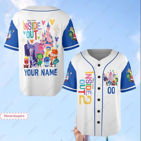Personalized Inside Out 2 Shirt, Inside Out Jersey, Its Okay To Feel All The Feels Shirt, Everyday Is Full Of Emotions Jersey Shirt