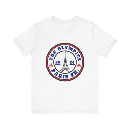 Paris Olympics 2024 Short Sleeve Tee,  Paris Olympic Shirt, Paris 2024, Olympics Gift, Olympic Sports Shirt