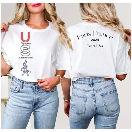 USA 2024 T Shirt, USA T shirt, usa group shirt, Olympic usa T shirt, Olympic group T, USA Paris T,  matching Paris T, usa Olympics 2024 T
