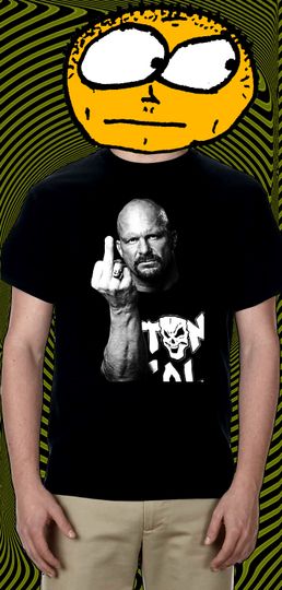 Stone Cold Steve Austin middle finger T-Shirt Vintage Sport Tee, Unisex shirt, Wrestling Gift , WWF Wrestling Entertainment shirt