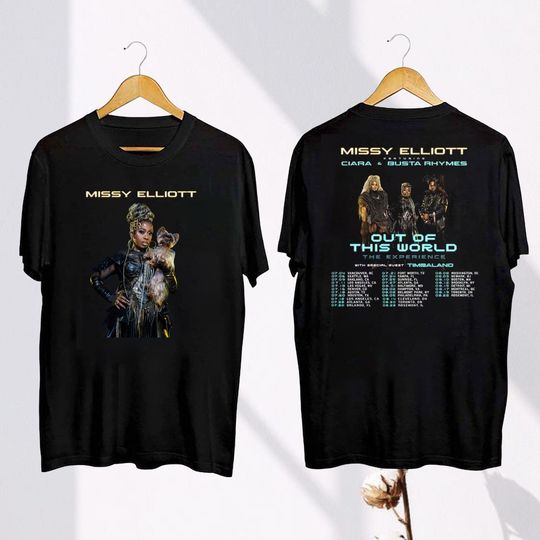 Missy Elliott Out of This World 2024 Tour Shirt, Missy Elliott Rap Music, Missy Elliott Fan Gift, Missy Elliott Merch, Missy Elliott Concert