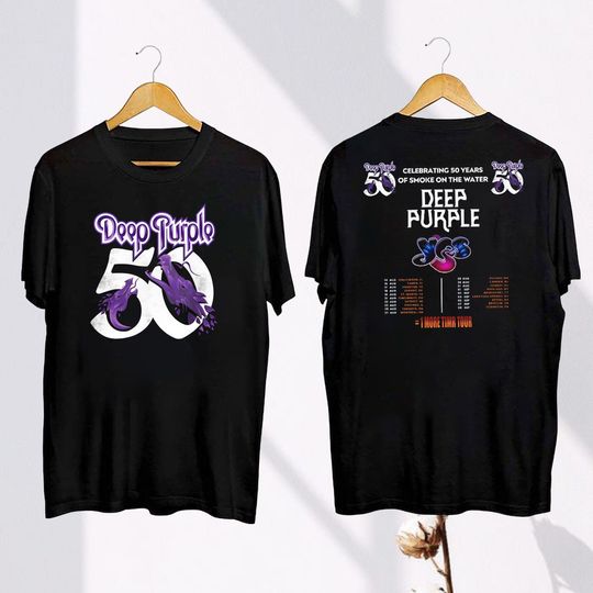 2024 Deep Purple 1 More Time Tour Shirt, Deep Purple Band Fan Shirt, Deep Purple 50th Anniversary Tour, Deep Purple Merch, Deep Purple Shirt