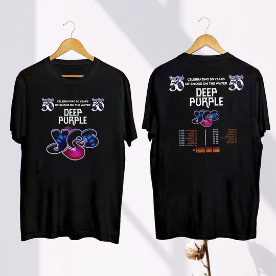 Deep Purple 1 More Time 2024 Tour T-Shirt, Deep Purple Band Fan Shirt, Deep Purple 2024 Concert, Deep Purple Merch, Deep Purple Rock Tour