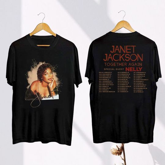 Janet Jackson Summer Together Again 2024 Tour Shirt, 90s Vintage Janet Jackson Shirt, Janet Jackson Fan Gift, Janet Jackson Concert Merch