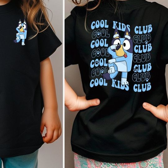 Discover Toddler Cool Kids Club BlueyDad, Bandit Shirt, BlueyDad Shirt, Bandit Heeler, Gift, Gift Shirt, BlueyDad