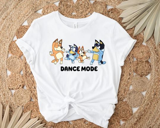 Dance Mode Shirt, BlueyDad Family cotton tee, Graphic Tshirt for men, women, Unisex, Trending Gifts