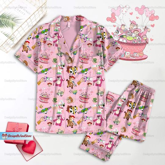 Toy Story Pajamas Set, Toy Story TShirt, Toy Story Characters Shirt, Toy Story Holiday Pajamas, Toy Story Movie Pajamas Pants