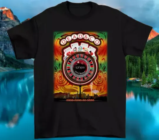 Dead & Company Las Vegas Sphere Residency 2024 T-shirt | Cotton Short Sleeve Music Tour Shirt | Trendy Shirt For Unisex | All Size Available