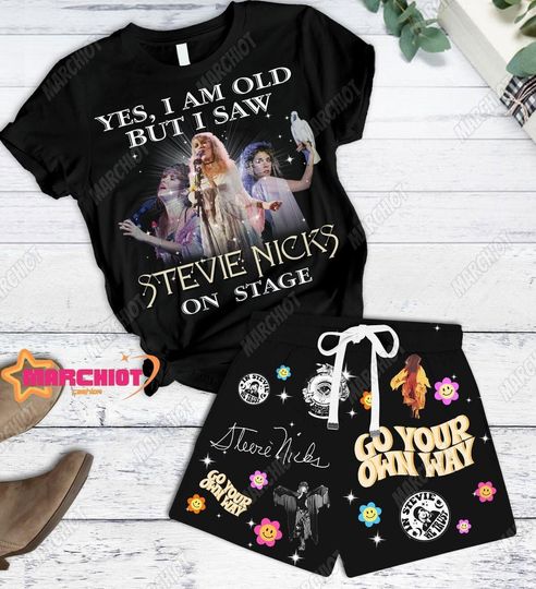 Stevie Nicks Short Pajama Sets, Stevie Nicks Gift