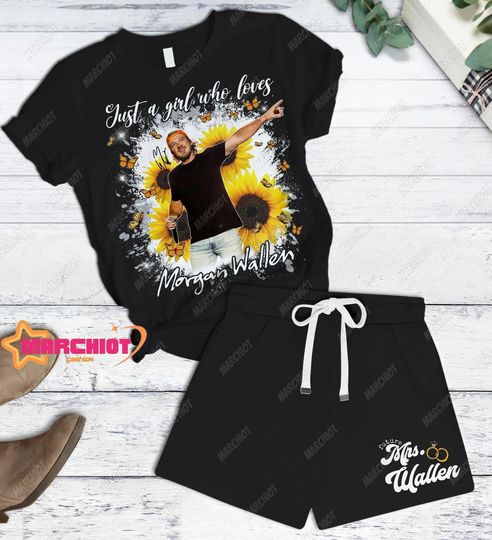 Wallen Western Short Pajama Sets, Wallen Western Gift