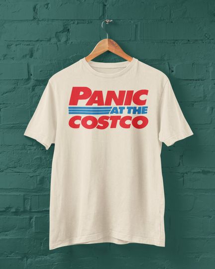 Panic At The Costco Vintage Graphic T shirt | Funny Shirt | Summer Casual Cotton Shirt | Unisex Shirt