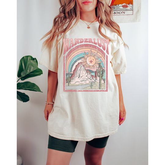 Wanderlust Unisex T-shirt, Casual Short Sleeve Tee, Trending Street Fashion
