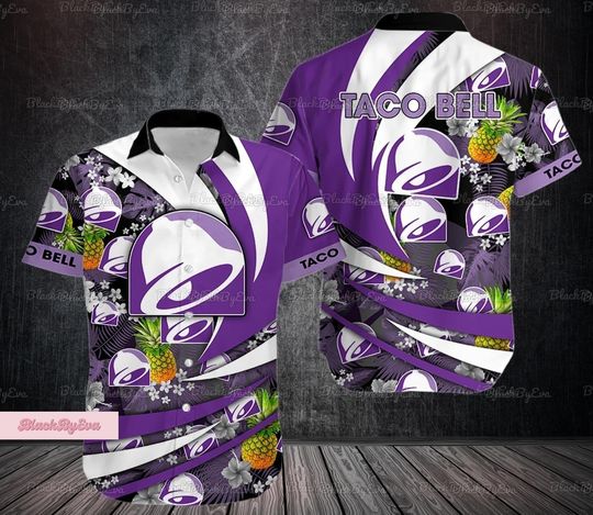 Taco Bell Shirt, Taco Bell Button Shirt, Taco Bell Hawaii Shirt, Taco Bell Summer Shirt, Taco Bell Fan Shirt, Button Down Shirt